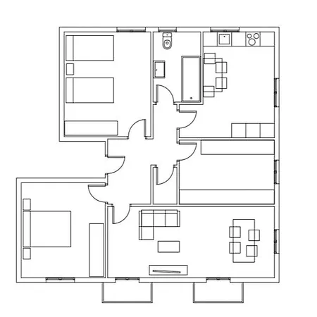Spacious With Terrace In Camargo Apartment Maliano